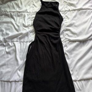 Elegant Black Sleeveless Dress